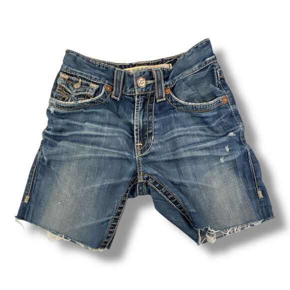 Big Star Y2K Pioneer Jeans Cutoff Denim Jean Shorts Size 28 - Picture 1 of 7